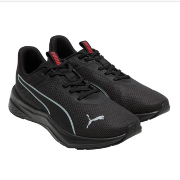 Puma Other - Puma Disperse Shoes Mens Size 8.5 Black Mesh SoftFoam Running Sneakers 312263 03